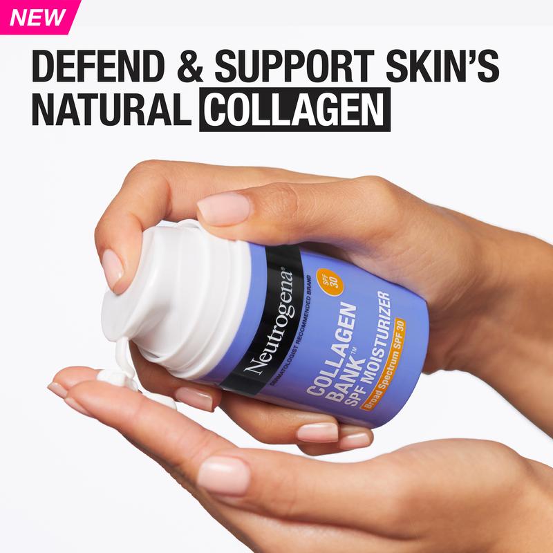 Neutrogena Collagen Bank Daily Face Moisturizer with SPF 30, 2 fl. oz Skincare Fragrance