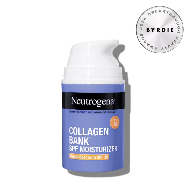 Neutrogena Collagen Bank Daily Face Moisturizer with SPF 30, 2 fl. oz Skincare Fragrance